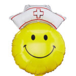 28" Μπαλόνι χαμογελαστή φατσούλα Nοσοκόμα