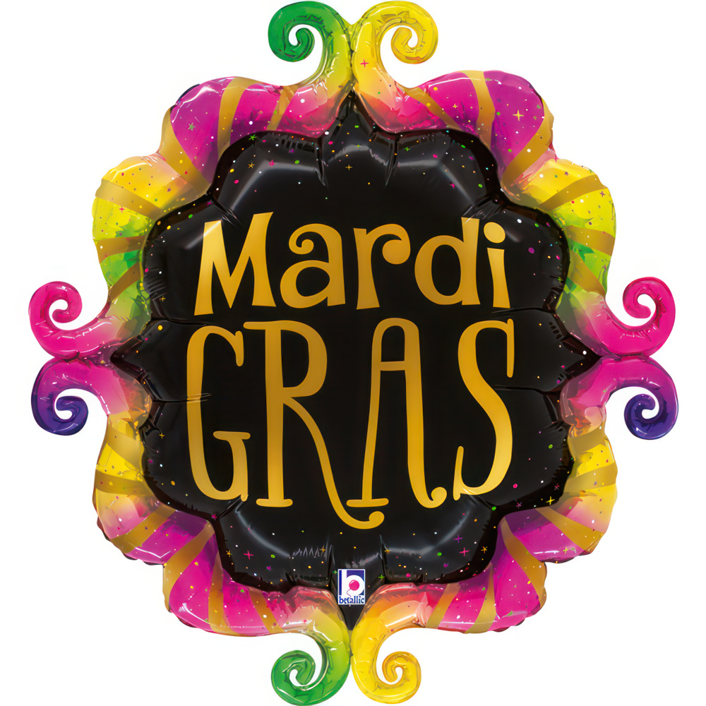 28_-mpaloni-mardi-gras_1 28" Μπαλόνι Mardi Gras - Image 1
