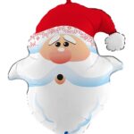 30" Μπαλόνι κεφάλι Άγιου Βασίλη