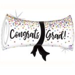 31" Μπαλόνι αποφοίτησης πτυχίο Congrats Grad