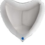 36" Μπαλόνι Ασημί Καρδιά