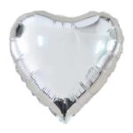36" Μπαλόνι Ασημί Καρδιά