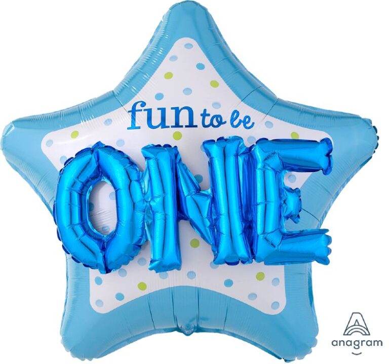 36_-mpaloni-asteri-fun-to-be-one_1 36" Μπαλόνι Αστέρι Fun to Be ONE - Image 1