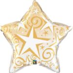 36" Μπαλόνι Χρυσό Aστέρι Celebrate