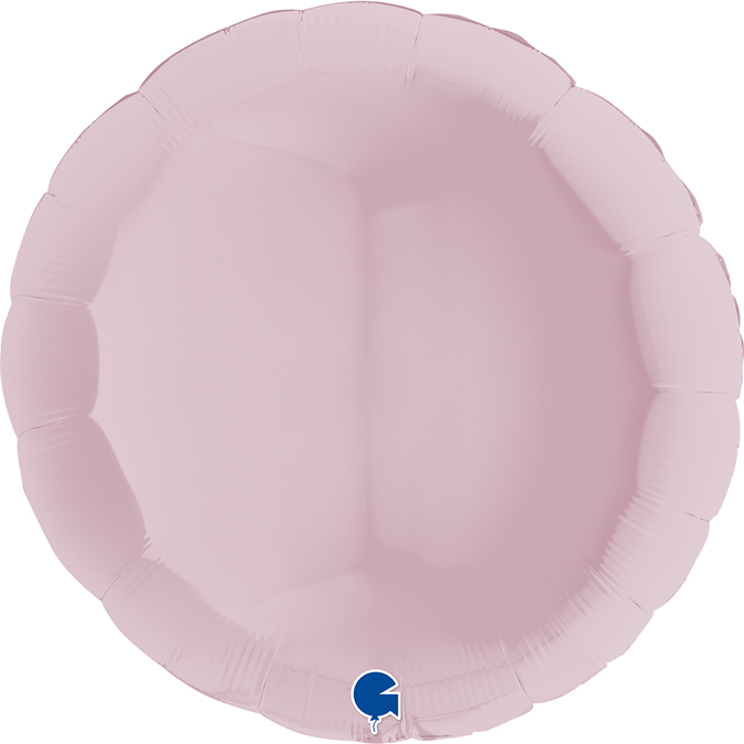 36_-mpaloni-stroggilo-roz-pastel_1 36" Μπαλόνι Στρογγυλό Ροζ παστέλ - Image 1