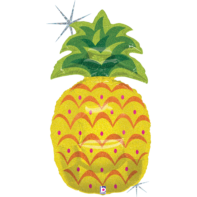 37_-mpaloni-ananas-poi-iridizei_1 37" Μπαλόνι Ανανάς που ιριδίζει - Image 1