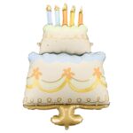 41" Μπαλόνι Τούρτα Γενεθλίων Παστέλ