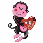 46'' Μπαλόνι Μαϊμού 'Wild about you'