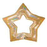 48" Μπαλόνι Xρυσό Linky αστέρι