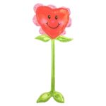 58'' Τεράστιο μπαλόνι Airwalker Καρδιά Λουλούδι