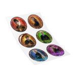 Αυτοκόλλητα Harry Potter (6 τεμ)