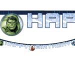 Avengers Γιρλάντα Happy Birthday 2m