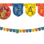 Banner Harry Potter Hogwarts "Happy Birthday