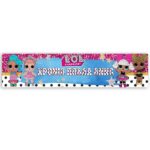 Banner με μήνυμα LOL Surprise 1,30m