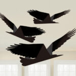 Χάρτινα κρεμαστά Κοράκια (3 τεμ)