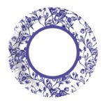 Χάρτινα Πιάτα Blue Porcelain (8 τεμ)