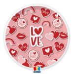 Χάρτινα Πιάτα - Love (6 τεμ)