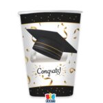 Χάρτινα Ποτήρια - Αποφοίτηση (6 τεμ)