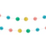 Χάρτινη Γιρλάντα με Πολύχρωμες κυψέλες 2m