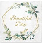 Χαρτοπετσέτες Beautiful Day Γεωμετρικό Στεφάνι (20 τεμ)
