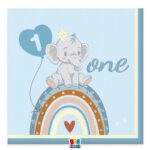 Γαλάζιες Χαρτοπετσέτες - One ελεφαντάκι (20 τεμ)