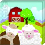 Χαρτοπετσέτες πάρτυ Φάρμα (20 τεμ)