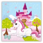 Χαρτοπετσέτες φαγητού Μονόκερος & Κάστρο (20 τεμ)