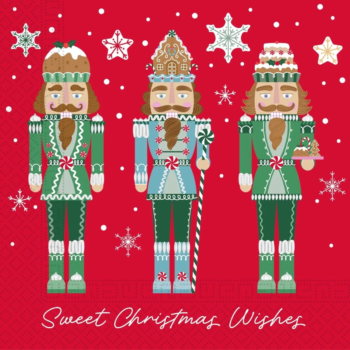 christoigenniatikes-chartopetsetes-sweet-christmas-wishes-_20-tem__1 Χριστουγεννιάτικες Χαρτοπετσέτες - Καρυοθραύστης (20 τεμ) - Image 1