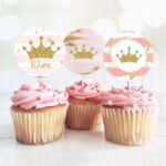 Topper Cupcake Κορώνα κορίτσι (6 τεμ)