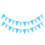 Διακοσμητικά Γαλάζια Σημαιάκια 2,5m