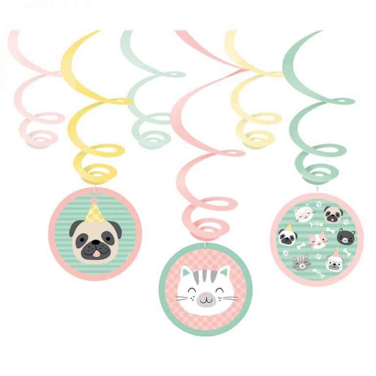 Compressed by jpeg-recompress Διακοσμητικά οροφής Hello Pets (6 τεμ) - Image 1