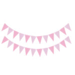 Διακοσμητικά Ροζ Σημαιάκια