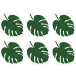 Διακοσμητικά πράσινα φύλλα (6 τεμ)