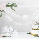 Διακοσμητική γιρλάντα με λευκά κλαδιά (20 τεμ)