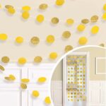 Διακοσμητική Κίτρινη κουρτίνα με γκλίτερ