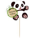 Διακοσμητικό στικ με όνομα Panda (3 τεμ)