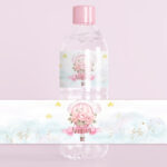 Ετικέτες για μπουκάλια νερού Αερόστατο κορίτσι (8 τεμ)