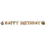 Γιρλάντα Happy Birthday Πειρατές