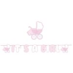 Γιρλάντα Καροτσάκι - It's A Girl 6m