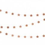 Γιρλάντα με rosegold Αστεράκια 3.6m