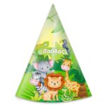 Καπελάκια πάρτυ Ζώα της Ζούγκλας (4 τεμ)