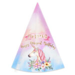 Καπελάκια πάρτυ Μονόκερος (4 τεμ)