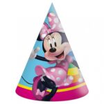 Καπελάκια πάρτυ Minnie Rainbow (6 τεμ)