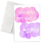 Κάρτα για τη Μαμά "Mom Runs the World"