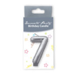 Κεράκι Ασημί Αριθμός 7