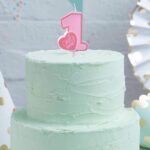 Κεράκι γενεθλίων "1" Only One ροζ