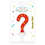 Κεράκι με αστεράκια Ερωτηματικό