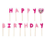 Κεράκια Happy Birthday - Minnie Mouse (14 τεμ)