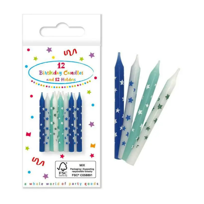 kerakia-toirtas-blue-birthday-_12-tem__1 Κεράκια τούρτας Blue Birthday (12 τεμ) - Image 1