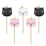 Κεράκια τούρτας Γατούλες (5 τεμ)